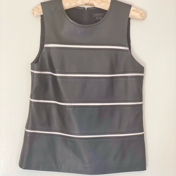 Theory Lamb Leather Top - Picture 4 of 9